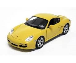 Welly 1/18 PORSCHE Cayman S 2006 Yellow